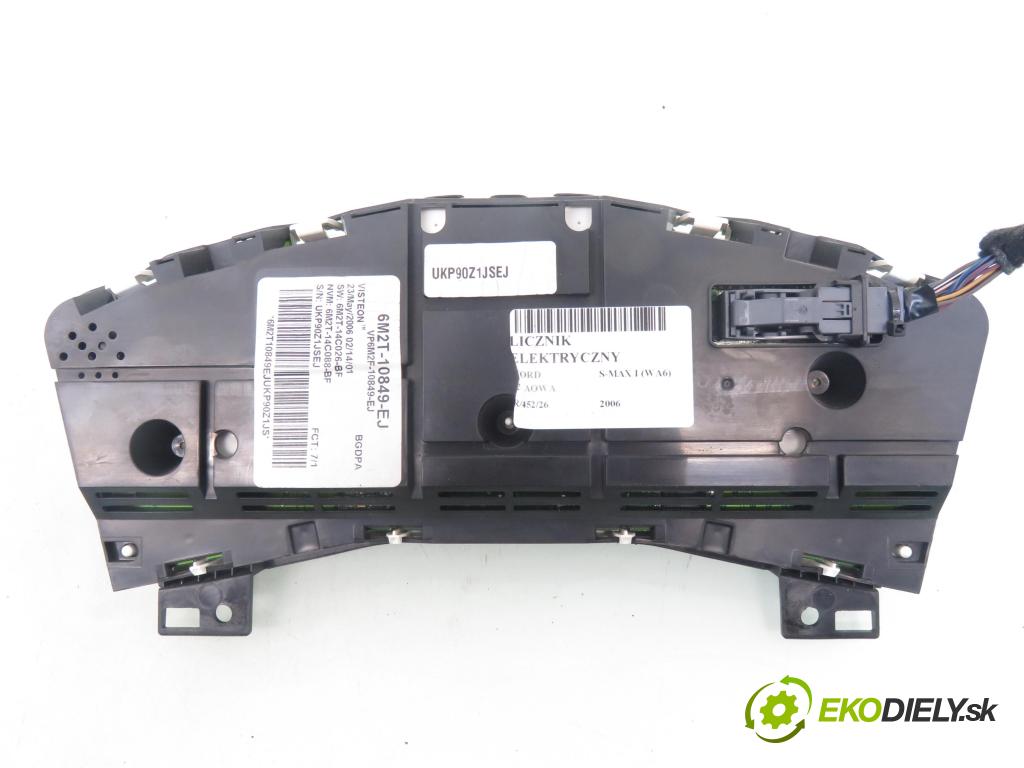 FORD S-MAX (WA6) MINIVAN 2006 107,00 2 - AOWA 1999,00 Prístrojovka elektrický 6M2T10849EJ ; 6M2T14C026BF ; 6M2T14C088BF