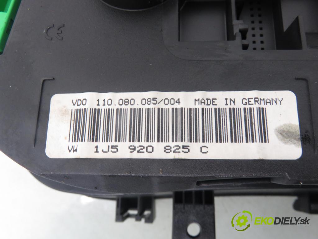 VW BORA Variant (1J6) KOMBI 2000 85,00 1.9 TDI - AJM 1896,00 prístrojovka elektrický 1J5920825C