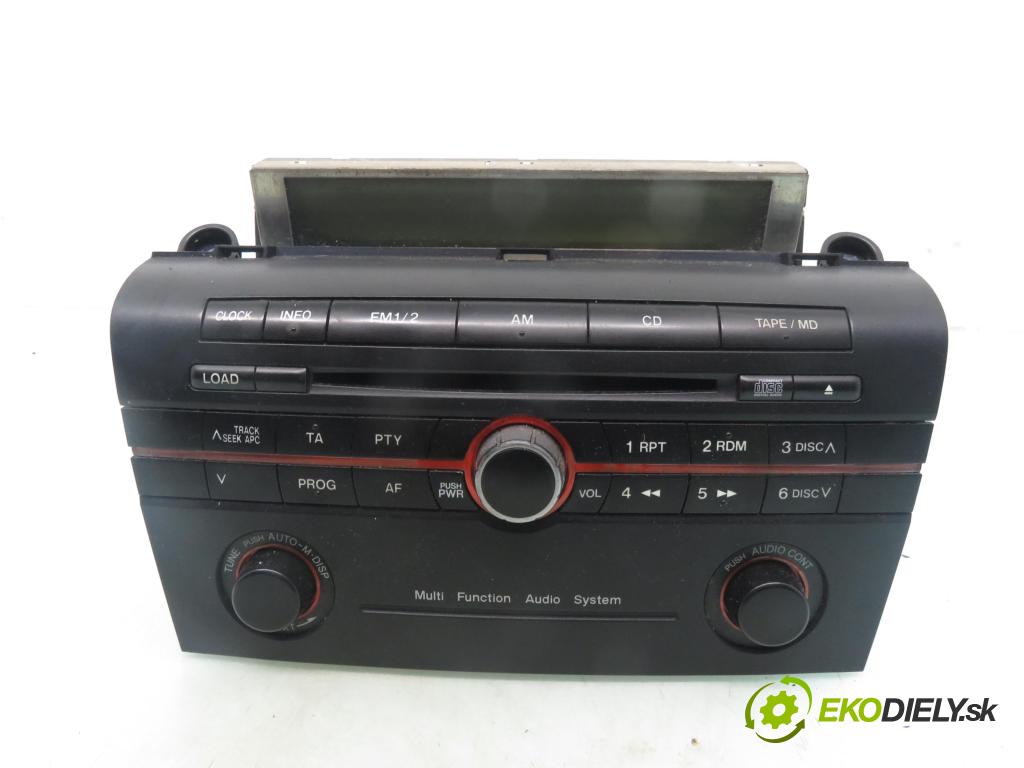 MAZDA 3 (BK) HB 2004 77,00 1.6 - B6ZE 1598,00 RADIO CD BP4M66950A