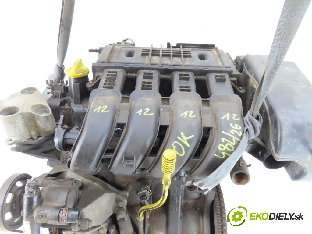 RENAULT KANGOO (KC0/1_) KOMBIVAN 2003 55,00 1.2 16V (KC05, KC06, KC03, KC0T, KC0W, KC1D) - D4F 1149,00 Motor benz. D4F712