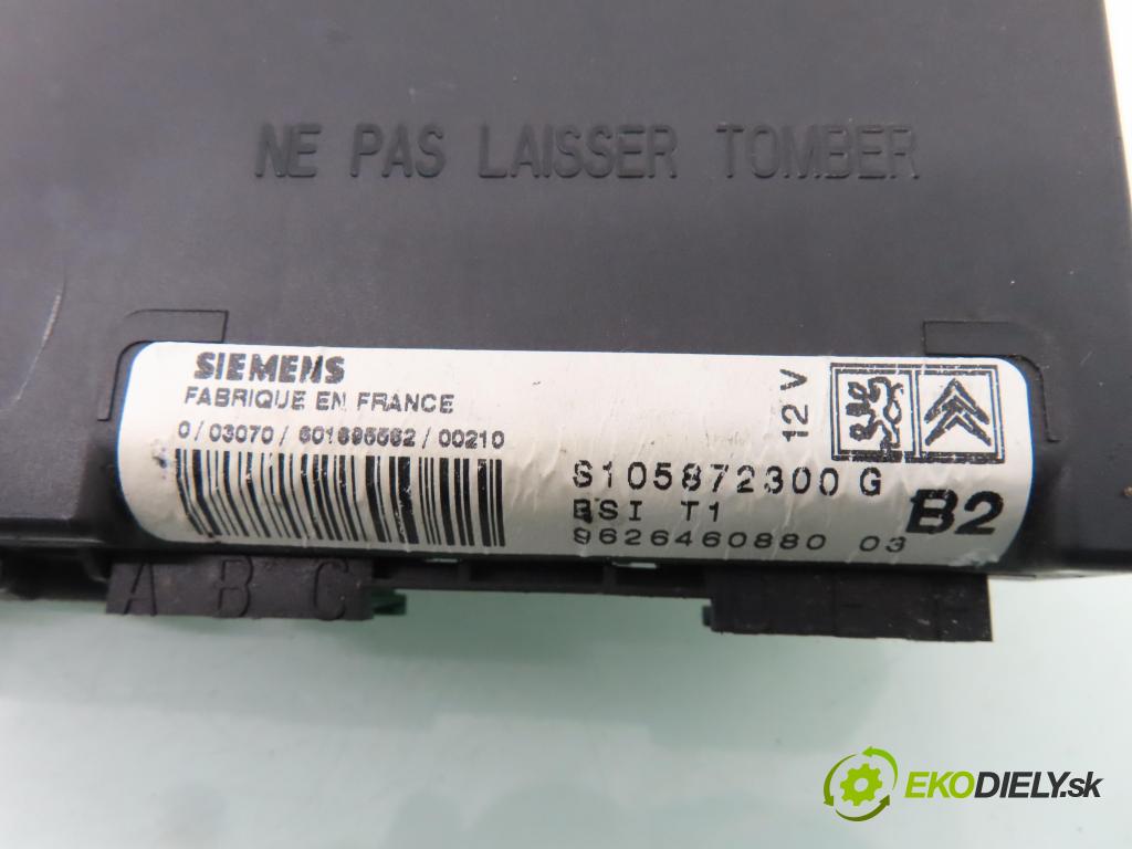 PEUGEOT 206 liftback (2A/C) HB 2000 55,00 1.4 i 75 -  KFX 1361,00 MODUL BSI S105872300G ; 9626460880