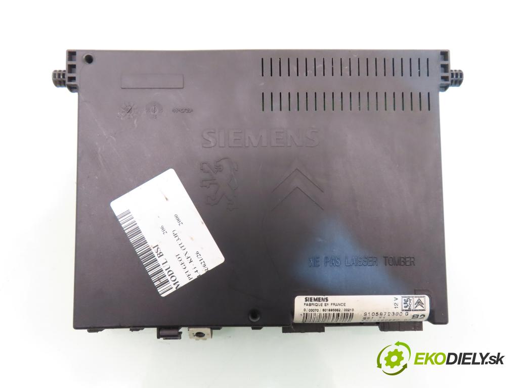PEUGEOT 206 liftback (2A/C) HB 2000 55,00 1.4 i 75 -  KFX 1361,00 MODUL BSI S105872300G ; 9626460880