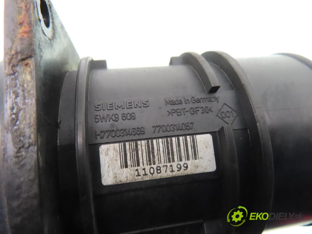 RENAULT LAGUNA II (BG0/1_) HB 2001 88,00 1.9 dCi (BG08, BG0G) - F9Q 750 1870,00 váha vzduchu vzduchu 5WK9609 ; H7700314669 ; 7700314057
