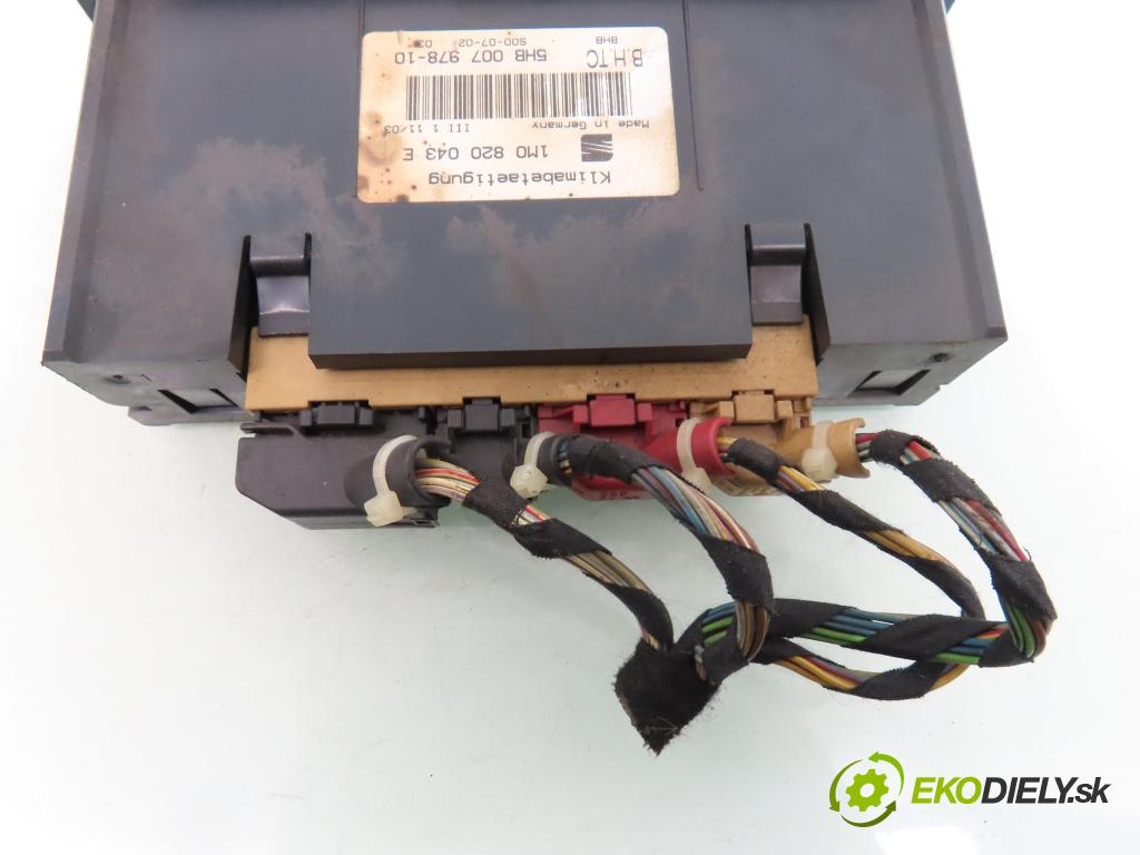 SEAT TOLEDO II (1M2) SEDAN 2000 81,00 1.9 TDI - ASV 1896,00 Panel kúrenia KLIMATRONIK 1M0820043E