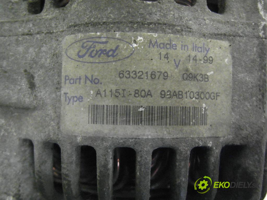 FORD FOCUS (DAW, DBW) HB 1998 74,00 1.6 16V - FYDC 1596,00 Alternátor 63321679 ; Q9K3B ; 98AB10300GF (Alternátor)