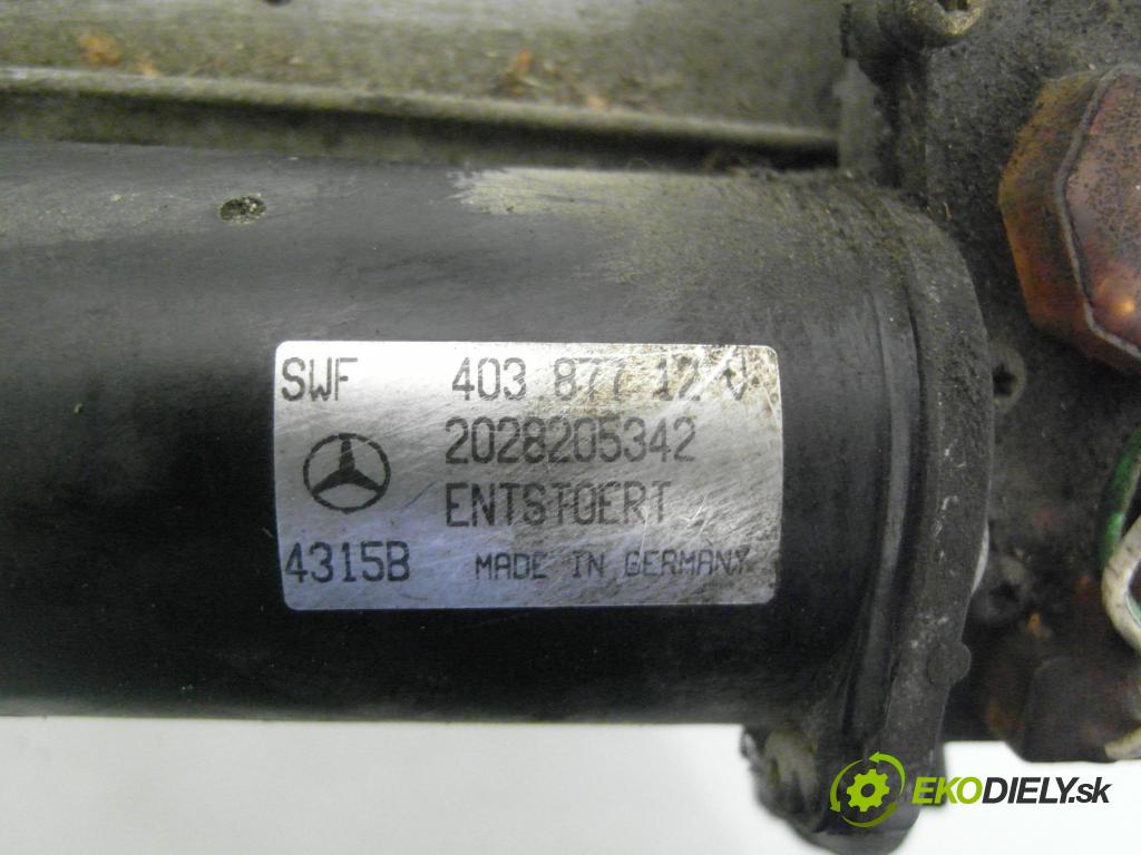 MERCEDES-BENZ KLASA C (W202) SEDAN 1995 110,00 C 220 (202.022) - M 111.961 2199,00 Motorček stieračov 2028205342 ; 40387712V
