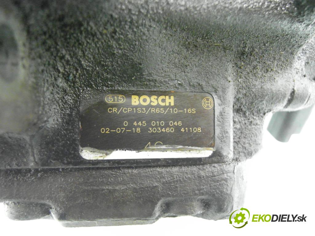 PEUGEOT 607 (9D, 9U) SEDAN 2002 79,00 2.0 HDi - RHS (DW10ATED) 1997,00 Pumpa vysokého tlaku 0445010046 ; 0445010046 ; 0928400366