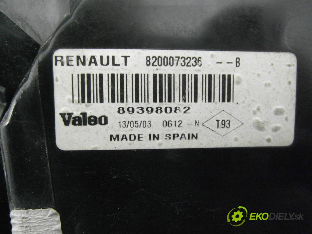 RENAULT MEGANE II (BM0/1_, CM0/1_) HB 2004 83,00 1.6 16V (BM0C, CM0C) - K4M 760 1598,00 světlo levé zadní 8200073236 ; 89398082