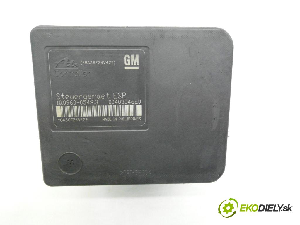 OPEL ASTRA H GTC (L08) COUPE 2006 88,00 1.9 CDTI - Z 19 DT 1910,00 Pumpa ABS 10096005483 ; 13213610 ; 10020602064 (Pumpa ABS)