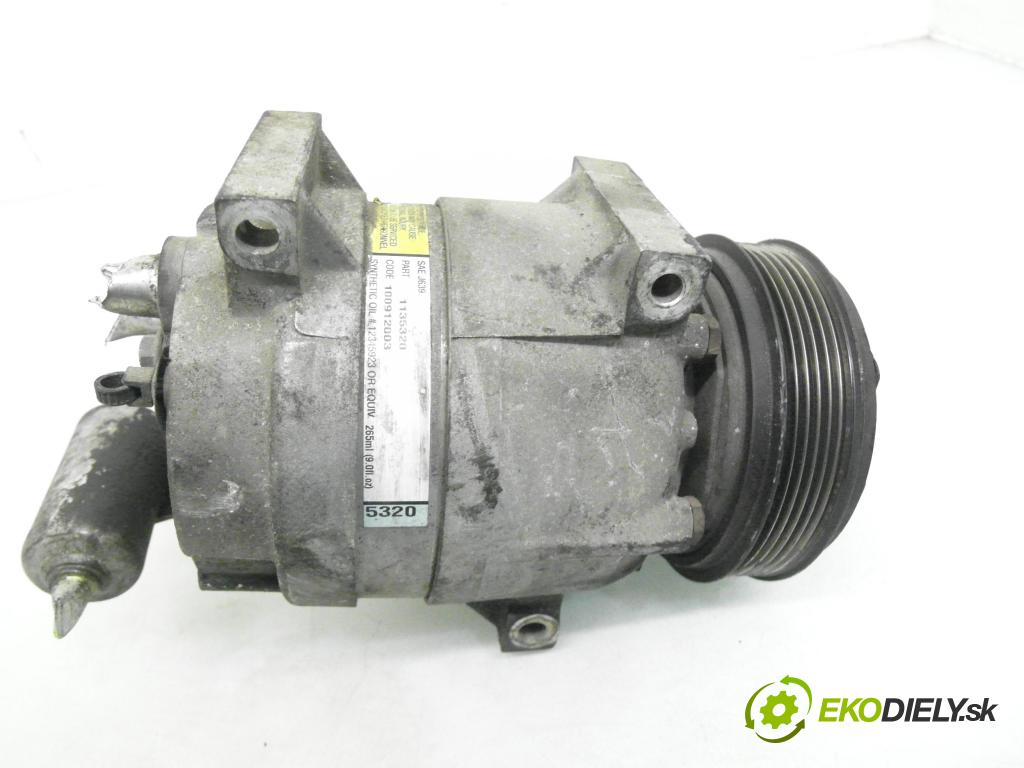 RENAULT LAGUNA II (BG0/1_) HB 2001 88,00 1.9 dCi (BG08, BG0G) - F9Q 750 1870,00 KOMPRESOR: klimatizácie 1135320 ; 8200021822 ; SAEJ639 (Kompresor klimatizácie)