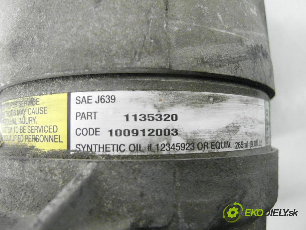 RENAULT LAGUNA II (BG0/1_) HB 2001 88,00 1.9 dCi (BG08, BG0G) - F9Q 750 1870,00 KOMPRESOR: klimatizácie 1135320 ; 8200021822 ; SAEJ639 (Kompresor klimatizácie)