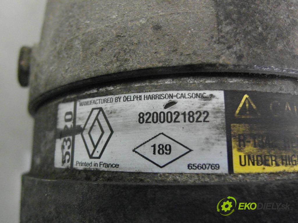 RENAULT LAGUNA II (BG0/1_) HB 2001 88,00 1.9 dCi (BG08, BG0G) - F9Q 750 1870,00 KOMPRESOR: klimatizácie 1135320 ; 8200021822 ; SAEJ639 (Kompresor klimatizácie)