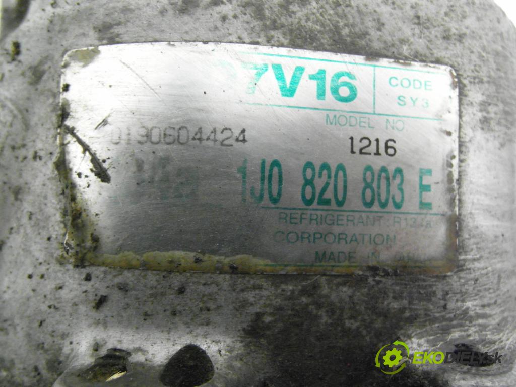 VW NEW BEETLE (9C1, 1C1) HB 2000 75,00 1.6 - AYD 1595,00 KOMPRESOR: klimatizácie 1J0820803E (Kompresor klimatizácie)