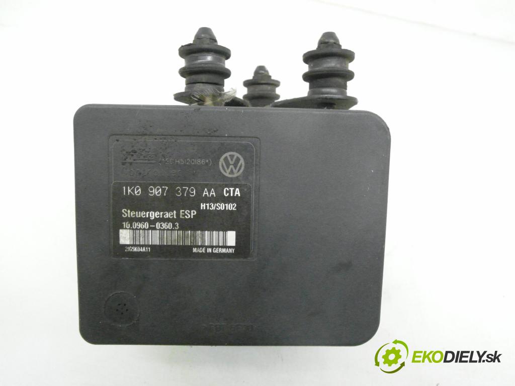 VW JETTA III (1K2) SEDAN 2005 77,00 1.9 TDI - BKC 1896,00 Pumpa ABS 1K0907379AA ; 10096003603 ; 1K0614517T (Pumpa ABS)
