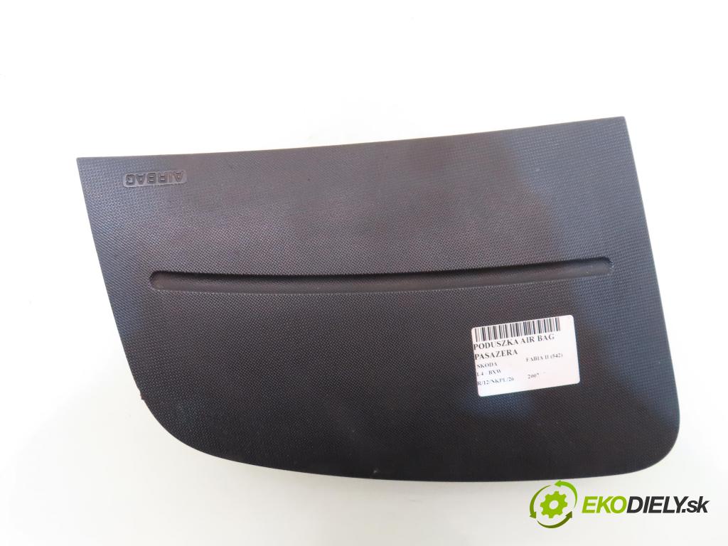 SKODA FABIA II (542) HB 2007 63,00 1.4 - BXW 1390,00 AirBag air BAG CESTUJÍCÍ: 5J1880202A