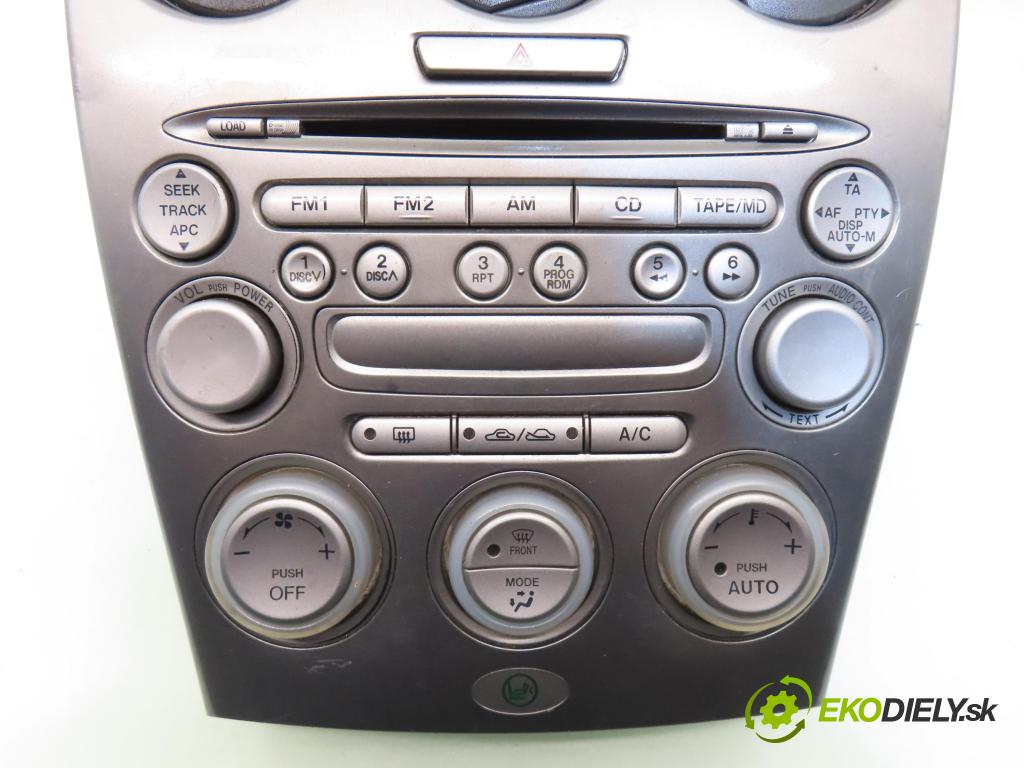 MAZDA 6 sedan (GG) SEDAN 2004 104,00 2 - LF18 1999,00 RADIO CD FF011068B ; GJ6G66DSXG02