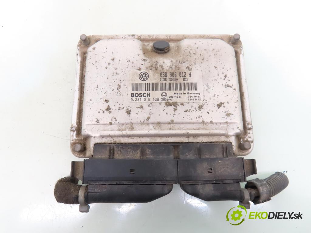 SKODA OCTAVIA I Combi (1U5) KOMBI 2002 66,00 1.9 TDI - ALH 1896,00 řídící jednotka motora 038906012H ; 0281010129