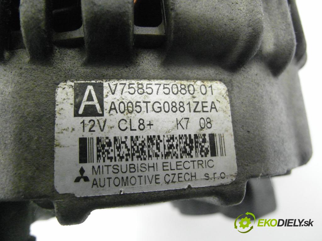PEUGEOT 308 (4A_, 4C_) HB 2008 70,00 1.4 16V - 8FS (EP3) 1397,00 Alternátor V75857508001 ; A005TG0881ZEA (Alternátor)