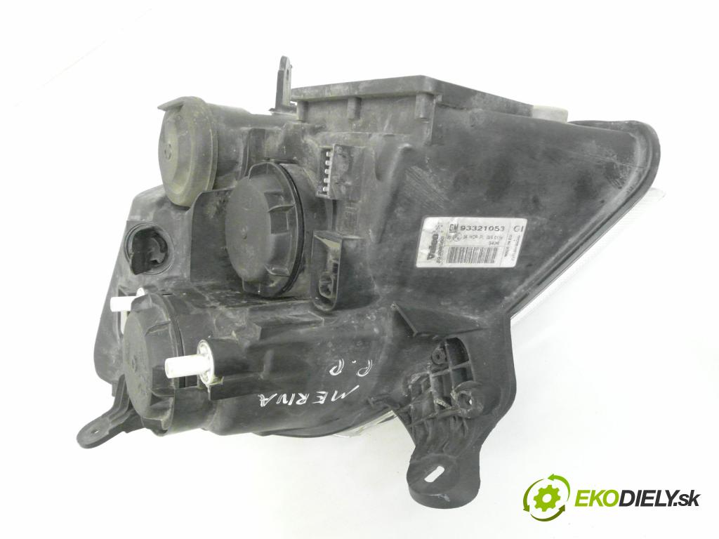 OPEL MERIVA A nadwozie wielkoprzestrzenne (MPV) (X03) MINIVAN 2005 66,00 1.4 16V Twinport - Z 14 XEP 1364,00 světlo PP 93321053