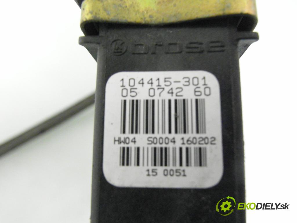 SKODA OCTAVIA I Combi (1U5) KOMBI 2002 66,00 1.9 TDI - ALH 1896,00 mechanismus oken PPE 0130821730 ; 05074260