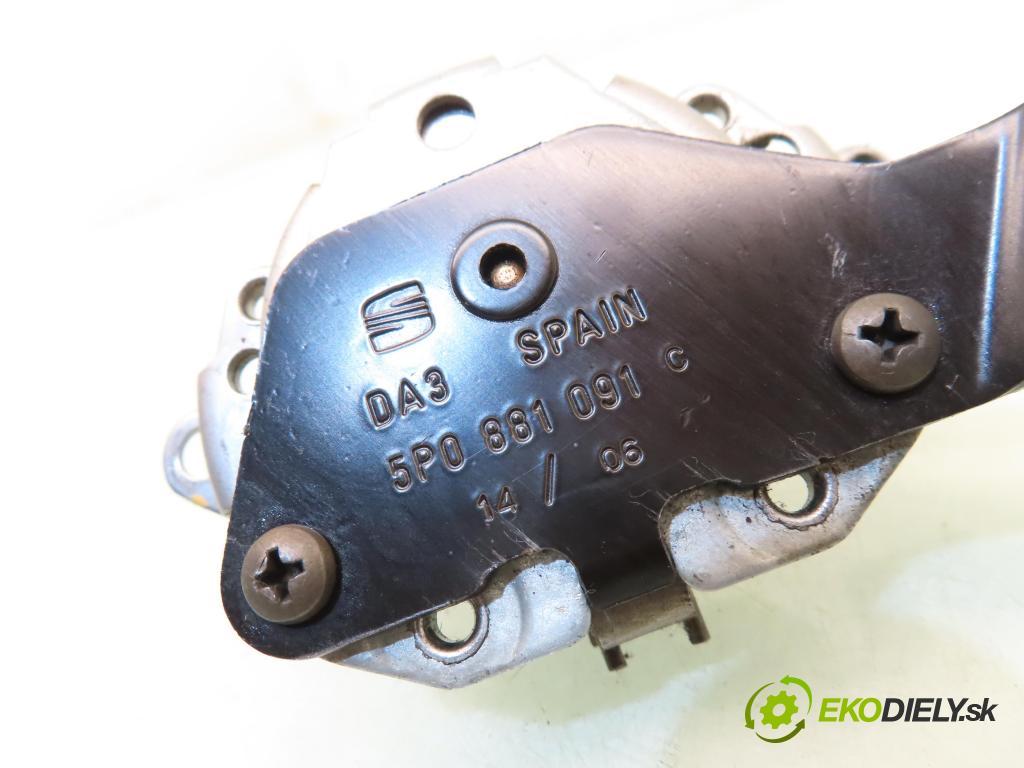 SEAT ALTEA (5P1) MINIVAN 2007 77,00 1.9 TDI PD 105 - BXE 1896,00 Mechanizmus sedačky 5P0881091C