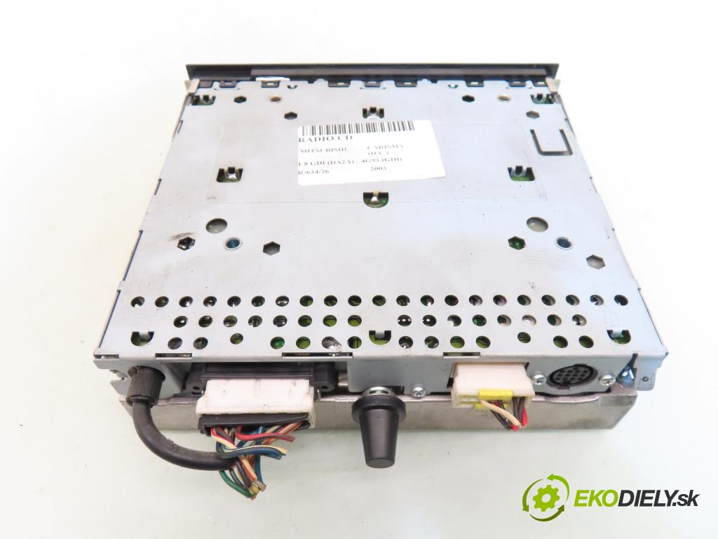 MITSUBISHI CARISMA (DA_) SEDAN 2003 90,00 1.8 GDI (DA2A) - 4G93 (GDI) 1834,00 RADIO CD MZ312720