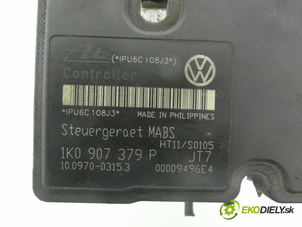 SKODA OCTAVIA II (1Z3) SEDAN 2006 103,00 2.0 TDI 16V - BKD 1968,00 pumpa ABS 1K0907379P ; 10097003153 ; 1K0614117H (Pumpa ABS)