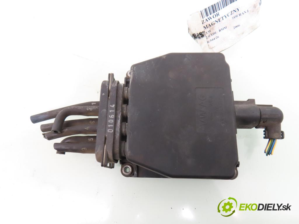 VW TOURAN (1T1, 1T2) MINIVAN 2006 103,00 2.0 TDI - BMM 1968,00 VENTIL: magnetický 6Q0906625