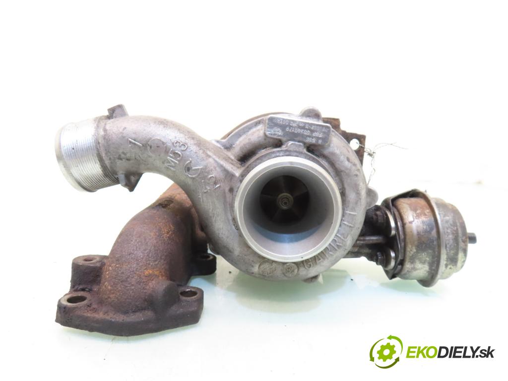 OPEL ASTRA H GTC (L08) COUPE 2006 88,00 1.9 8V CDTI 120 - Z 19 DT 1910,00 RYCHLONABÍJEČKA: 55205179 (Kompletní turbodmychadlo)