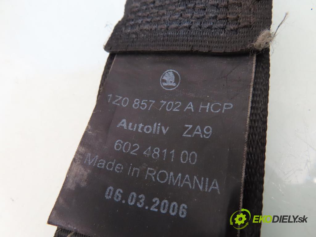 SKODA OCTAVIA II (1Z3) SEDAN 2006 103,00 2.0 TDI 16V - BKD 1968,00 Držiak bezpečnostný PP 1Z0857702A ; 1Z0857702A