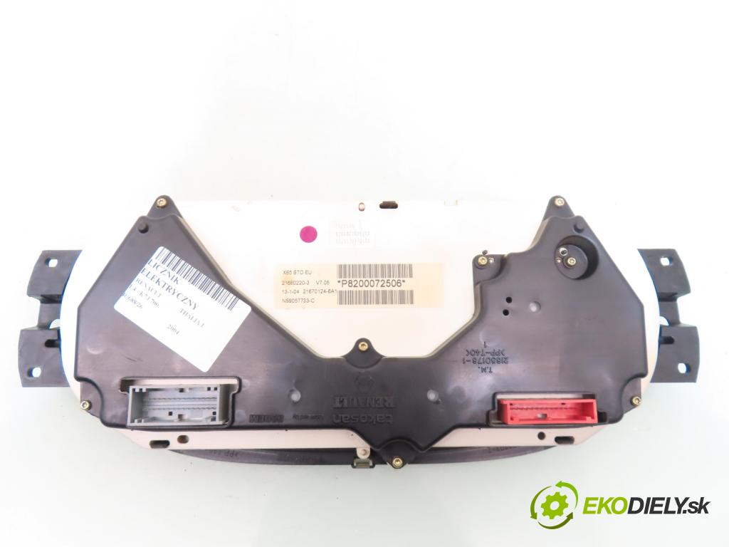 RENAULT THALIA I (LB0/1/2_) SEDAN 2004 55,00 1.4 - K7J 700 1390,00 prístrojovka elektrický P8200072506