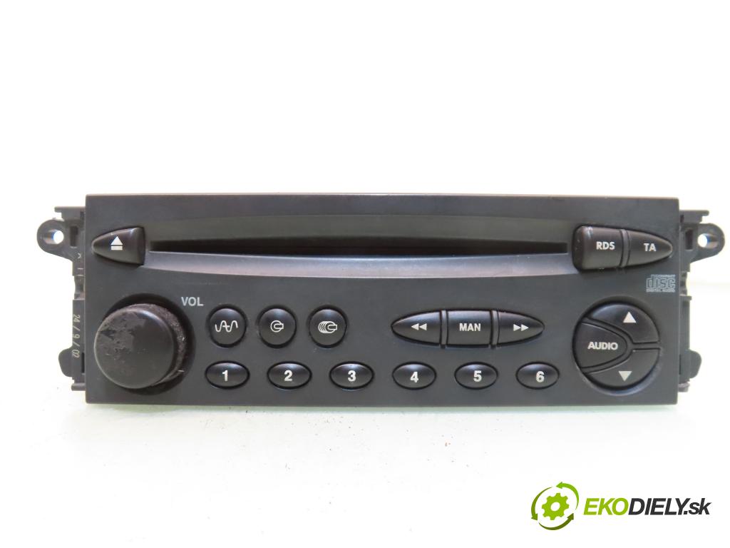 CITROEN C5 I (DC_) SEDAN 2001 66,00 2.0 HDi (DCRHYB) - RHY (DW10TD) 1997,00 RADIO CD 96476992ZE ; PU2472B