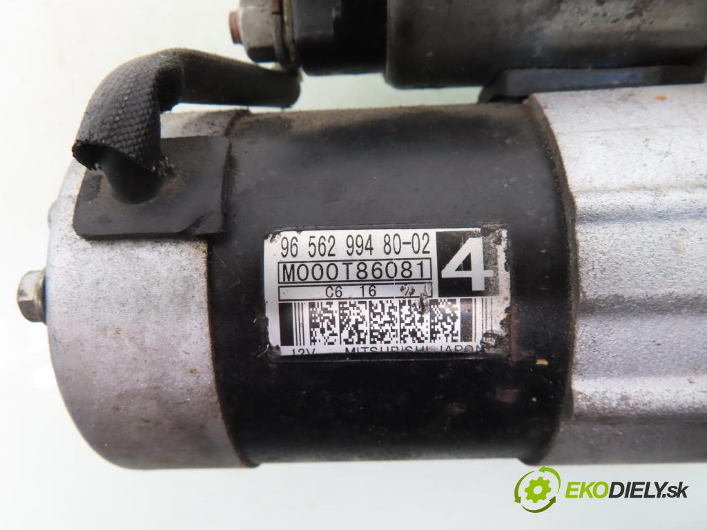 CITROEN C5 I (DC_) SEDAN 2001 66,00 2.0 HDi (DCRHYB) - RHY (DW10TD) 1997,00 Štartér 9656299480 ; M000T86081 (Štartér)