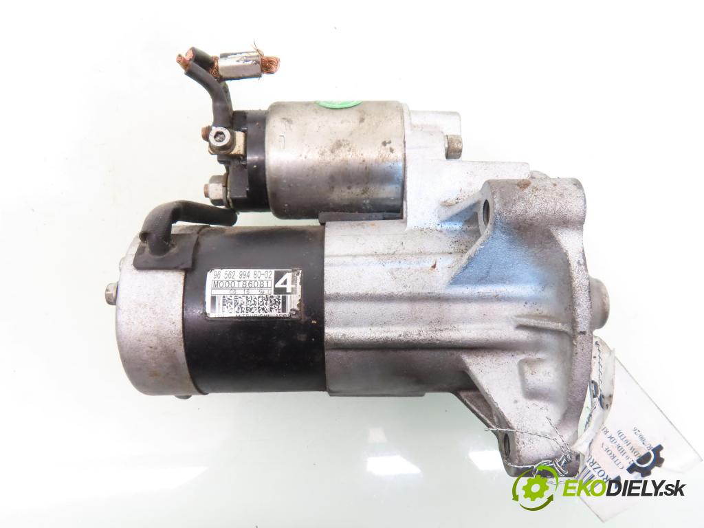 CITROEN C5 I (DC_) SEDAN 2001 66,00 2.0 HDi (DCRHYB) - RHY (DW10TD) 1997,00 Štartér 9656299480 ; M000T86081 (Štartér)
