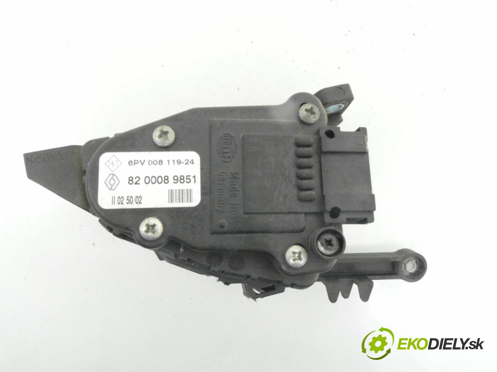 RENAULT CLIO II (BB_, CB_) HB 2003 48,00 1.5 dCi (B/CB07) - K9K 704 1461,00 Potenciometer plynu 8200089851 ; 6PV00811924 (Potenciometer plynového pedálu)