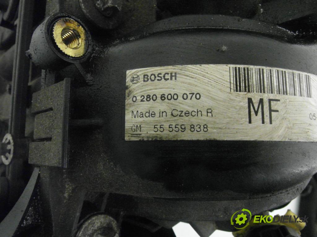 OPEL MERIVA A nadwozie wielkoprzestrzenne (MPV) (X03) MINIVAN 2005 66,00 1.4 16V Twinport - Z 14 XEP 1364,00 potrubí 0280600070 ; 55559838