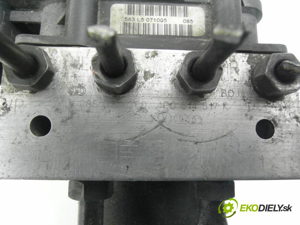 AUDI A6 (4F2, C6) SEDAN 2005 125,00 2.0 TFSI - BPJ 1984,00 Pumpa ABS 0265950429 ; 4F0614517K ; 0265234260 (Pumpa ABS)