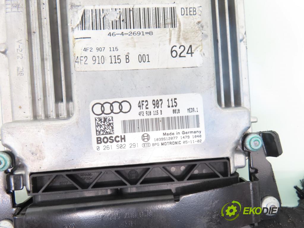 AUDI A6 (4F2, C6) SEDAN 2005 125,00 2.0 TFSI - BPJ 1984,00 řídící jednotka motora 4F2907115 ; 0261S02291
