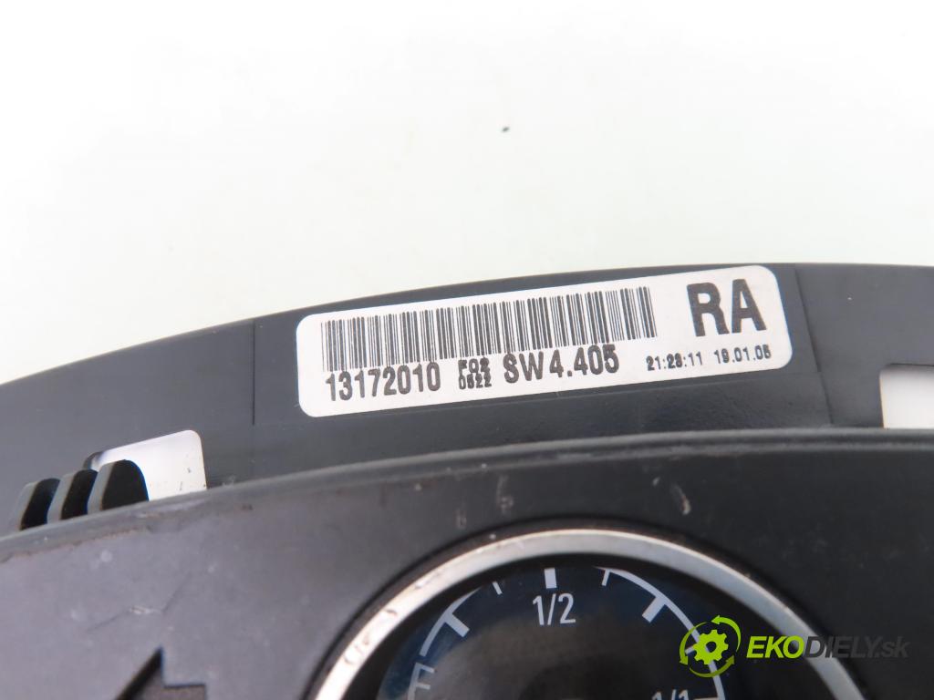 OPEL ASTRA H Kombi (A04) KOMBI 2005 77,00 1.6 - Z 16 XE1 1598,00 prístrojovka elektrický 13172010