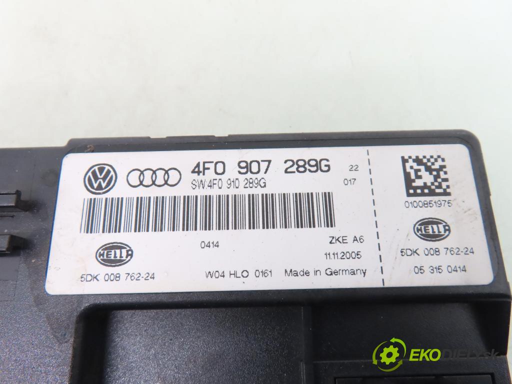 AUDI A6 (4F2, C6) SEDAN 2005 125,00 2.0 TFSI - BPJ 1984,00 MODUL komfortu 4F0907289G