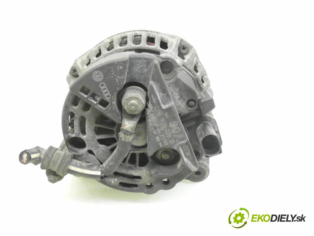 AUDI A3 (8L1) HB 1998 92,00 1.8 - AGN 1781,00 Alternátor 028903028D ; 0124325003 (Alternátor)