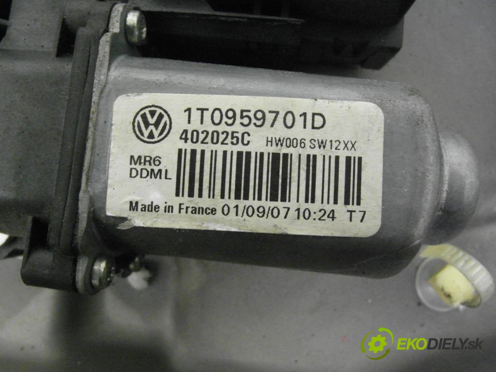 SKODA OCTAVIA II Combi (1Z5) KOMBI 2007 103,00 2.0 TDI 16V - BKD 1968,00 Mechanizmus okien 1Z1837655G ; 1K0959793J ; 1T0959701D
