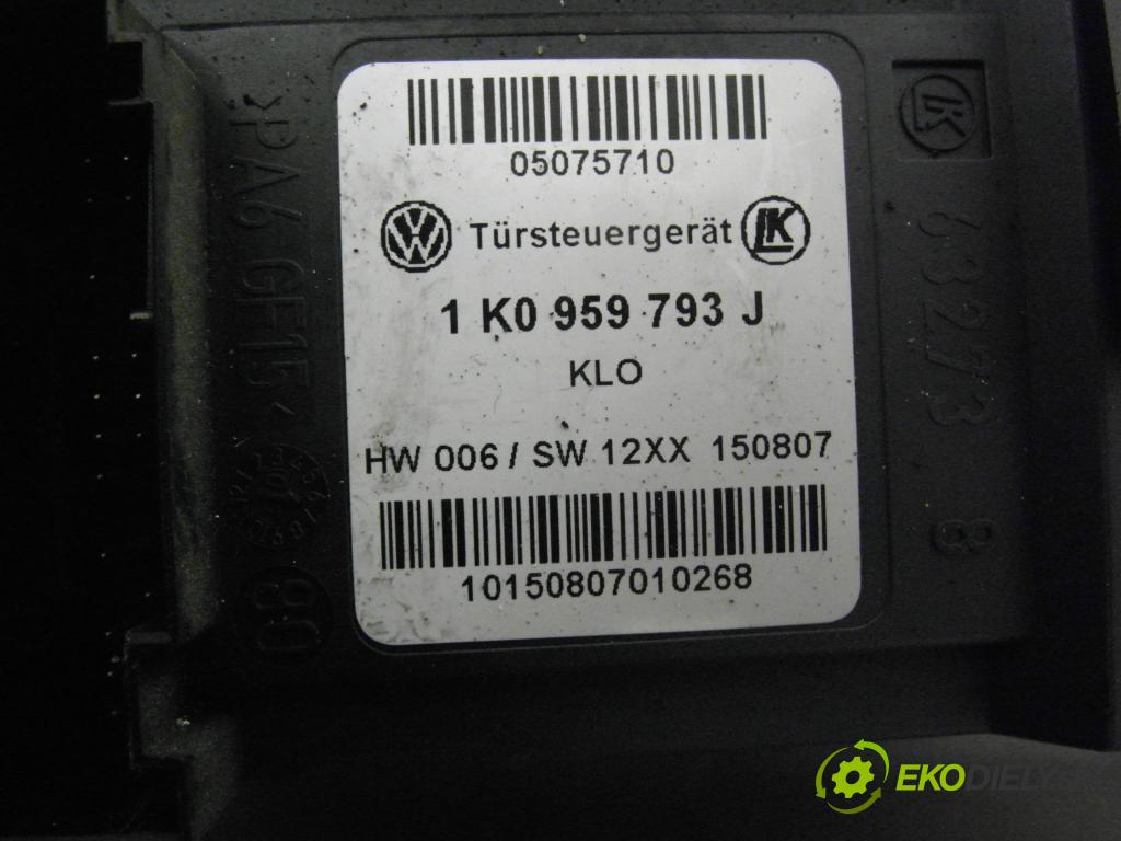 SKODA OCTAVIA II Combi (1Z5) KOMBI 2007 103,00 2.0 TDI 16V - BKD 1968,00 Mechanizmus okien 1Z1837655G ; 1K0959793J ; 1T0959701D