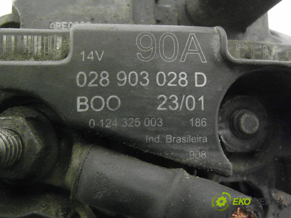 SEAT LEON (1M1) HB 2004 81,00 1.9 TDI 110 - ASV 1896,00 Alternátor 028903028D ; 0124325003 (Alternátor)