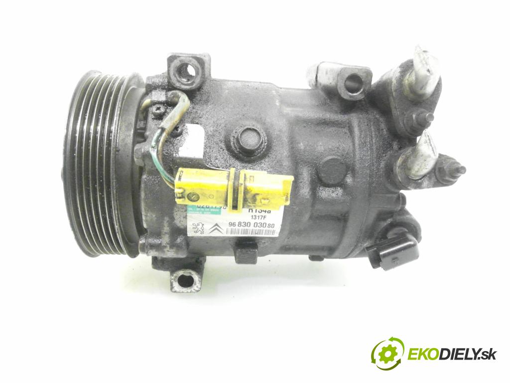 PEUGEOT 407 SW (6E_) KOMBI 2007 80,00 1.6 HDi 110 - 9HZ (DV6TED4) 1560,00 KOMPRESOR: klimatizácie 9683003080 ; SD7C16 (Kompresor klimatizácie)