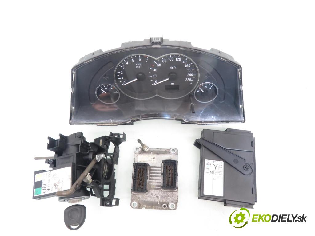 OPEL MERIVA A nadwozie wielkoprzestrzenne (MPV) (X03) MINIVAN 2005 66,00 1.4 16V Twinport - Z 14 XEP 1364,00 spinačka / imobilizéra IMMO / Riadiaca jednotka 55354330 ; 0261208670 ; 90589313