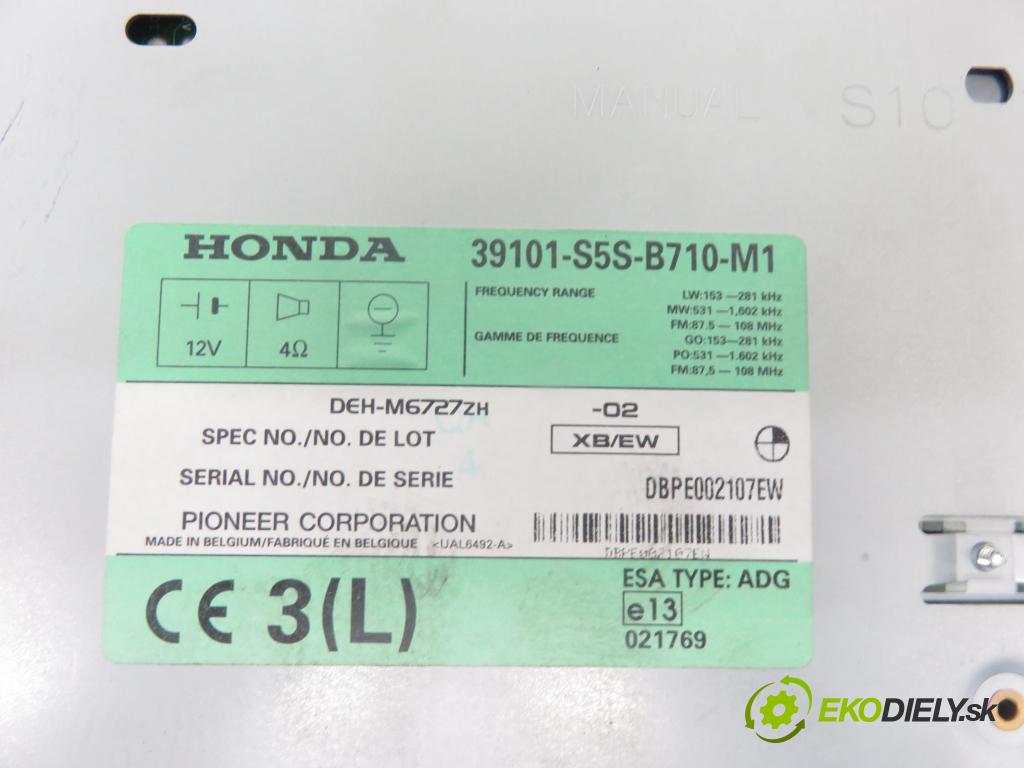 HONDA CIVIC VII Hatchback (EU, EP, EV) HB 2002 74,00 1.7 CTDi 101 - 4EE-2 (Isuzu) 1686,00 RADIO CD 39101S5SB710M1