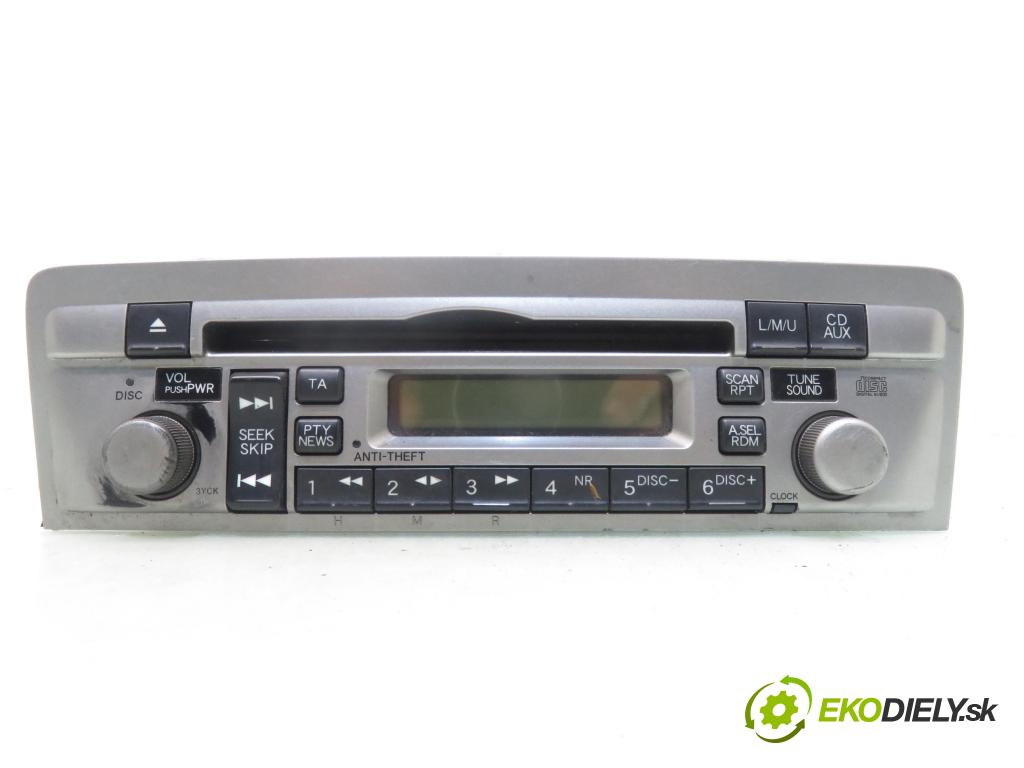 HONDA CIVIC VII Hatchback (EU, EP, EV) HB 2002 74,00 1.7 CTDi 101 - 4EE-2 (Isuzu) 1686,00 RADIO CD 39101S5SB710M1