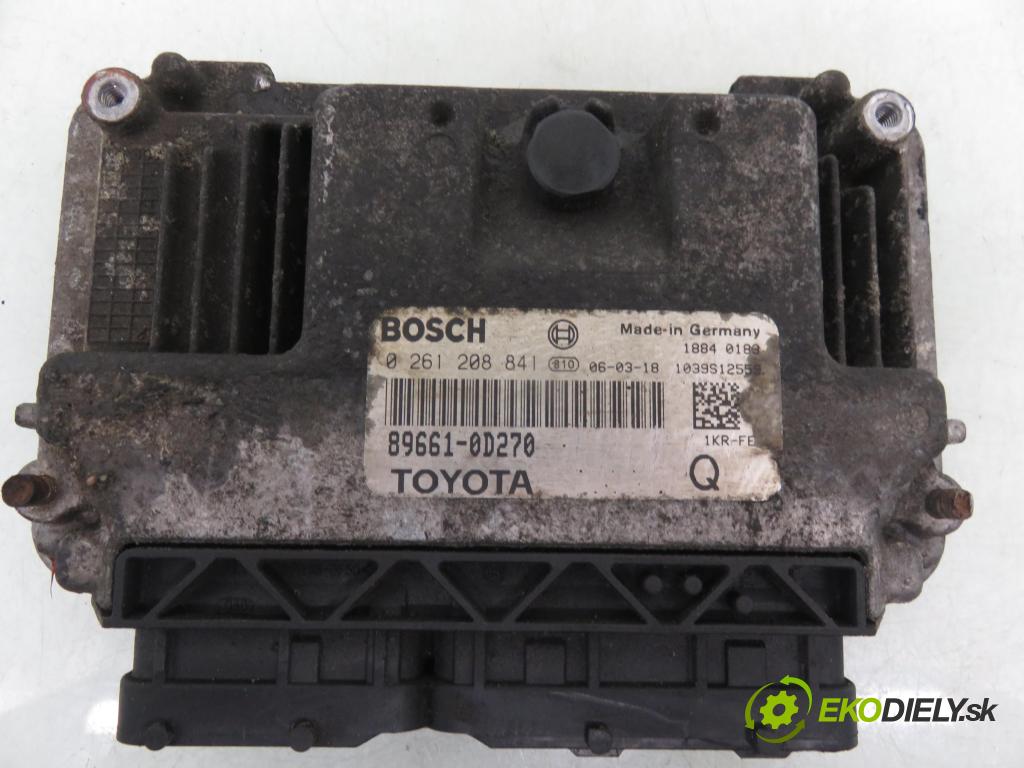 TOYOTA YARIS (_P9_) HB 2006 51,00 1.0 VVT-i (KSP90_) - 1KR-FE 998,00 spinačka / imobilizéra IMMO / Riadiaca jednotka 896610D270 ; 88650OD170 ; N0502241256B