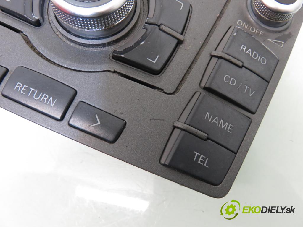 AUDI A6 (4F2, C6) SEDAN 2005 125,00 2.0 TFSI - BPJ 1984,00 Panel ovládania IDRIVE 4F1919610Q ; 4F1927225